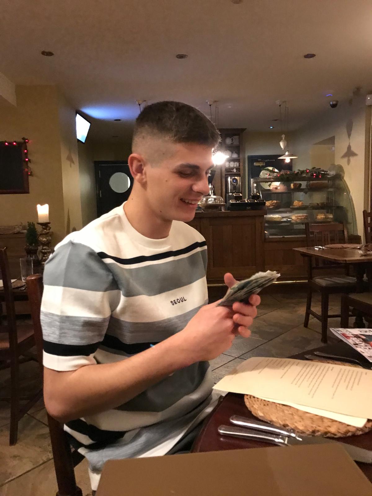 Chris Counting Money